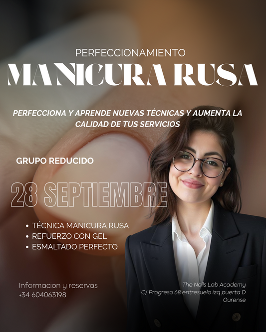 CURSO MANICURA RUSA - 28 SEPTIEMBRE ( RESERVA)