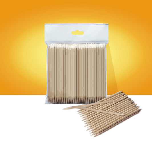 Palito de naranjo STALEKS PRO para manicura, de madera, 110 mm