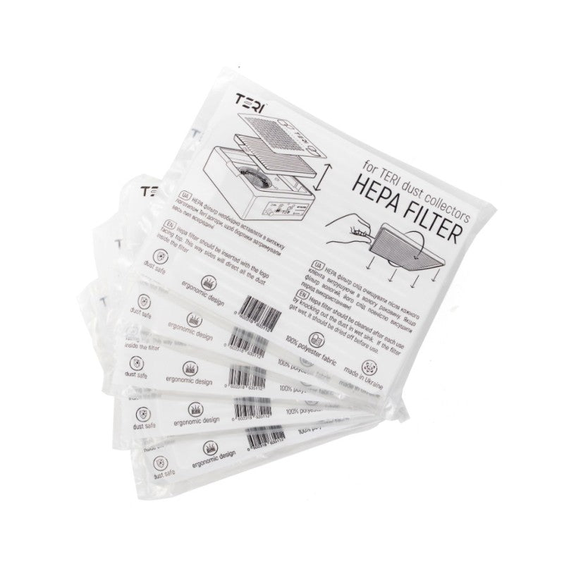 Pack de 5 filtros HEPA UNIVERSAL TERI
