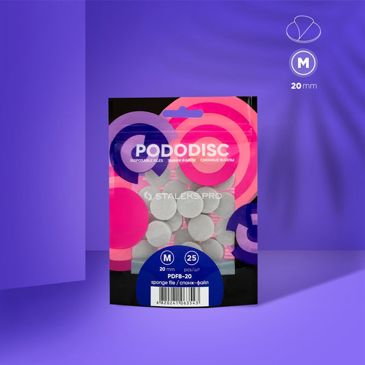 Recambio esponjas desechables PODODISC STALEKS PRO M (25 uds.)