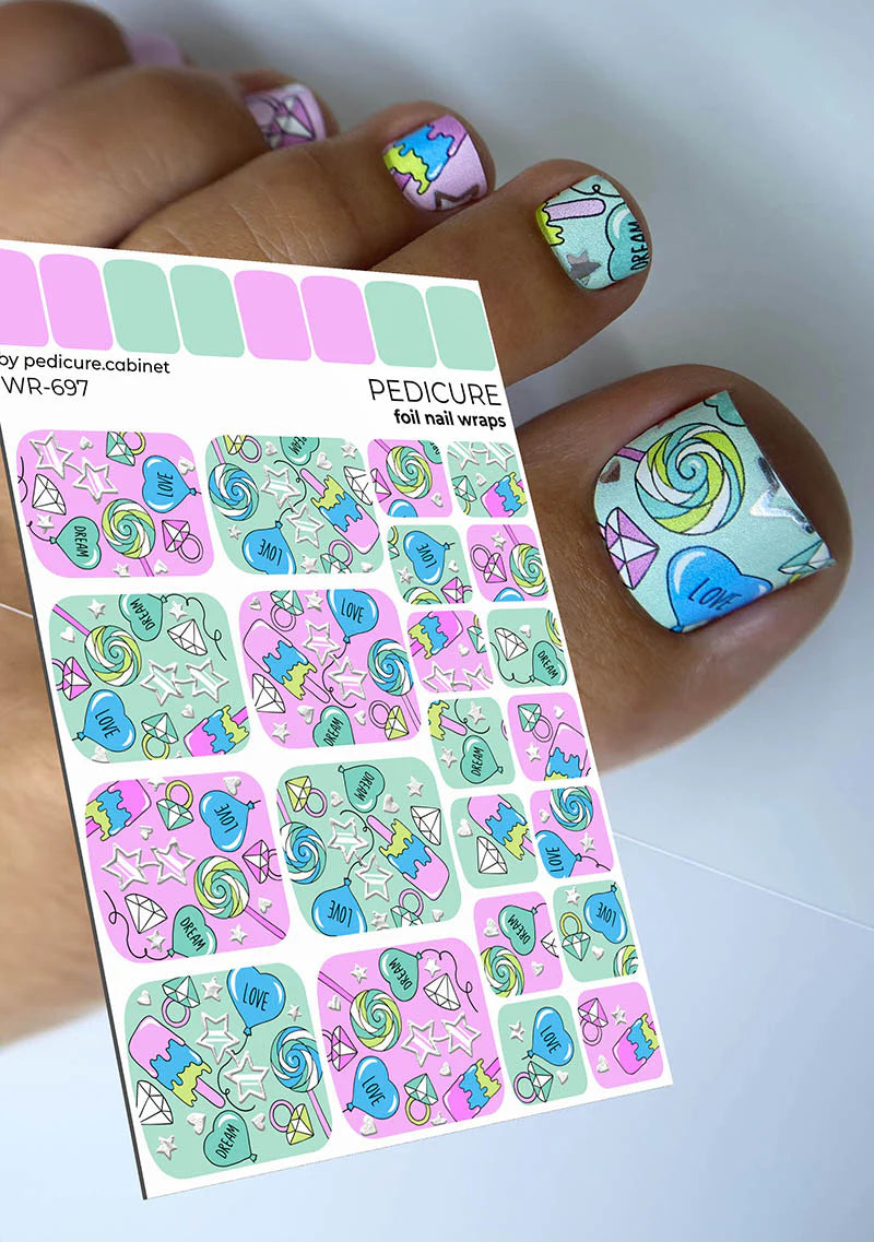 NAIL WRAP PEDICURA - Thenailswraps
