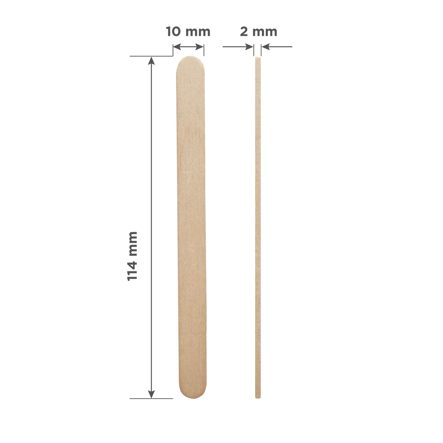 Espátulas De Cera De Madera STALEKS PRO Número 3