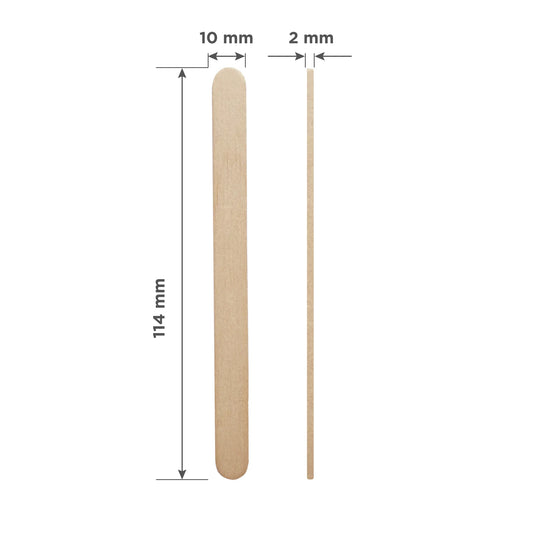 Espátulas De Cera De Madera STALEKS PRO Número 3